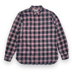 Levi's Made & Crafted Plaid Shirt Concealed Plackets EU Sz 3 US Medium / Large
